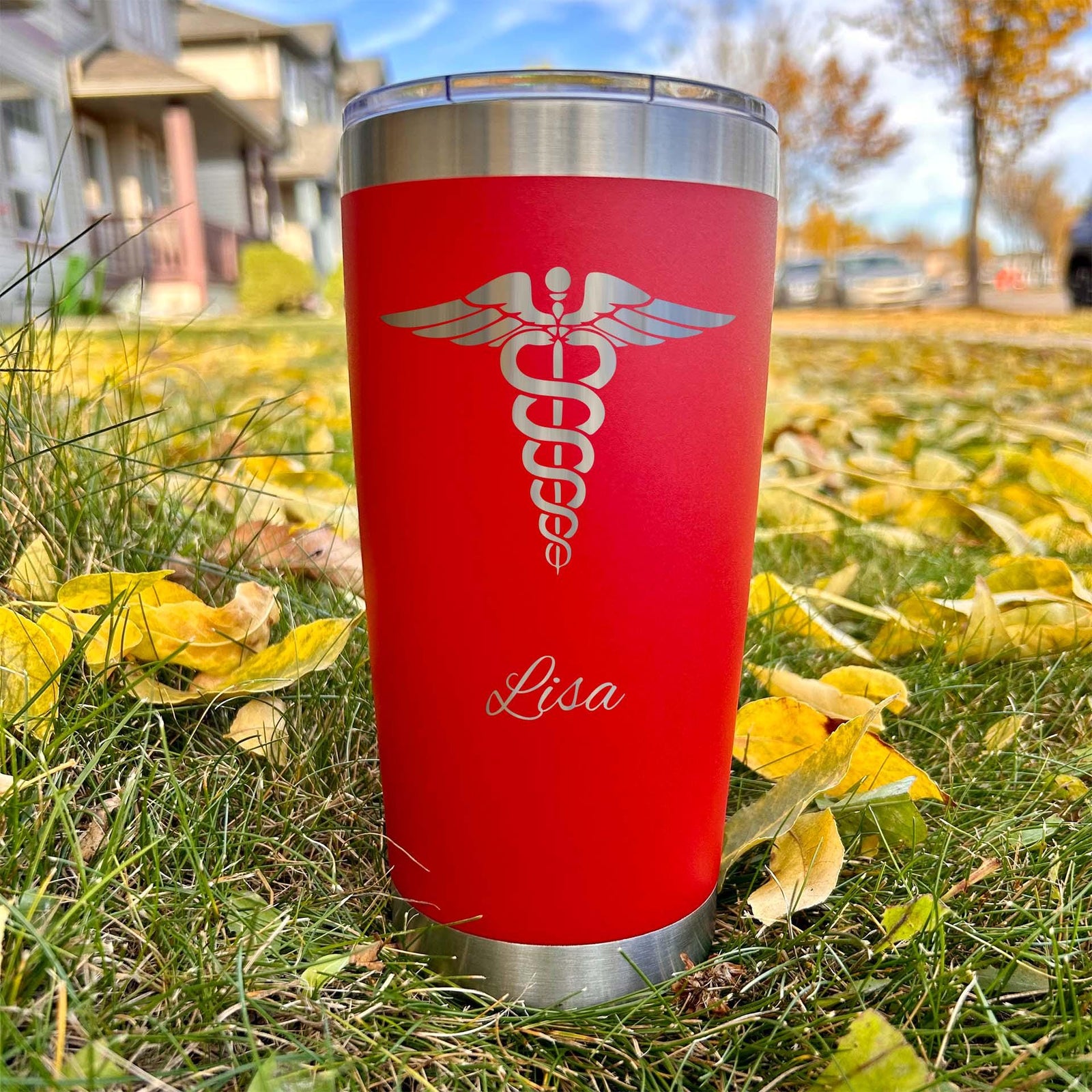 Physician 20oz Engraved Tumbler – Stainless Steel