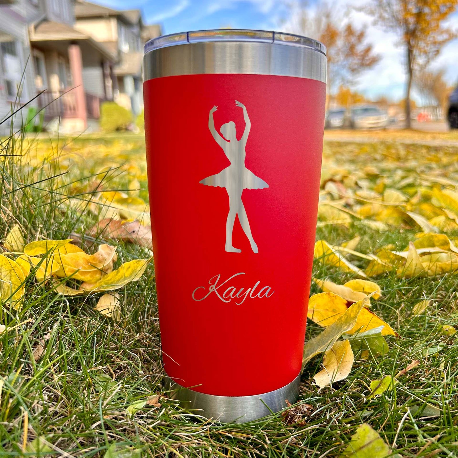 Ballet 20oz Engraved Tumbler – Stainless Steel