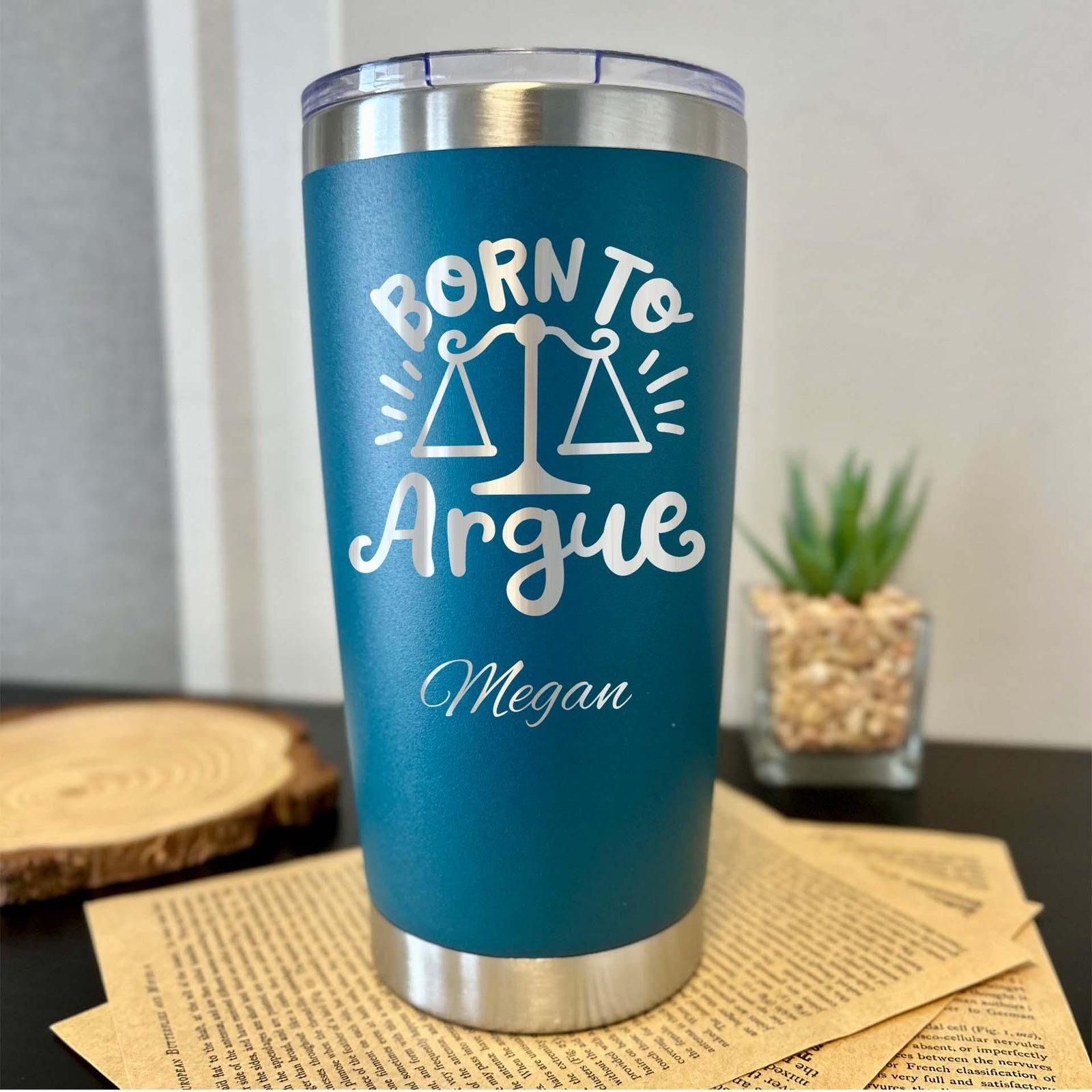 Lawyer 20oz Engraved Tumbler – Stainless Steel, Saying #27