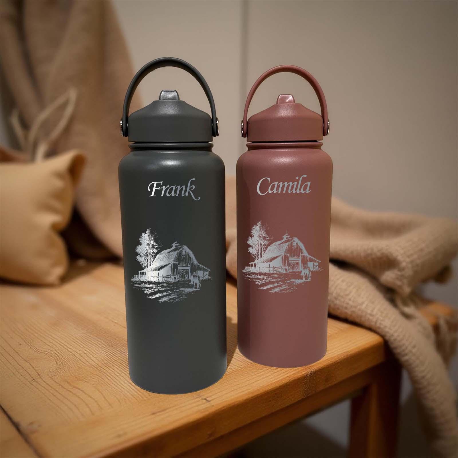 Old Barn 32oz Water Bottle – Stainless Steel