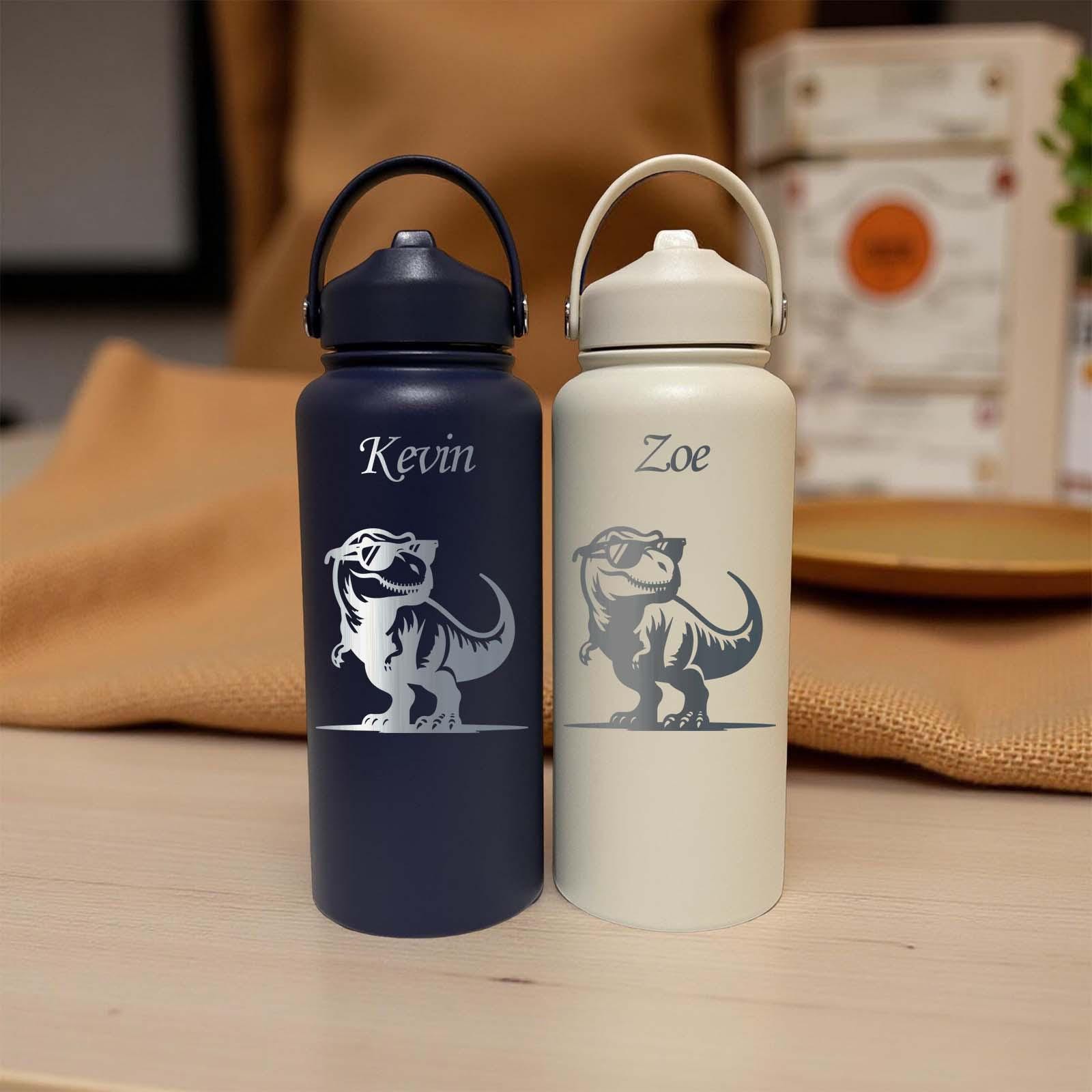 Funny T-Rex 32oz Water Bottle – Stainless Steel