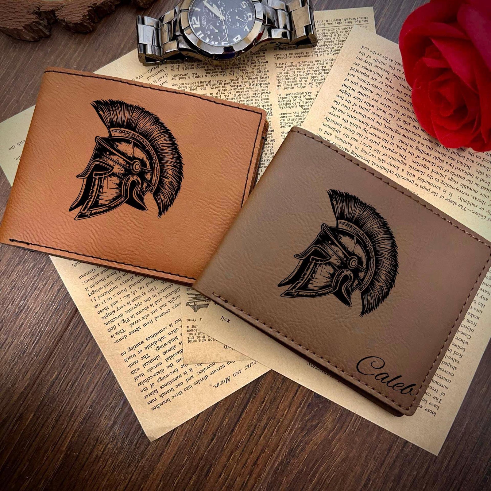Warrior Leather Wallet – Design #107