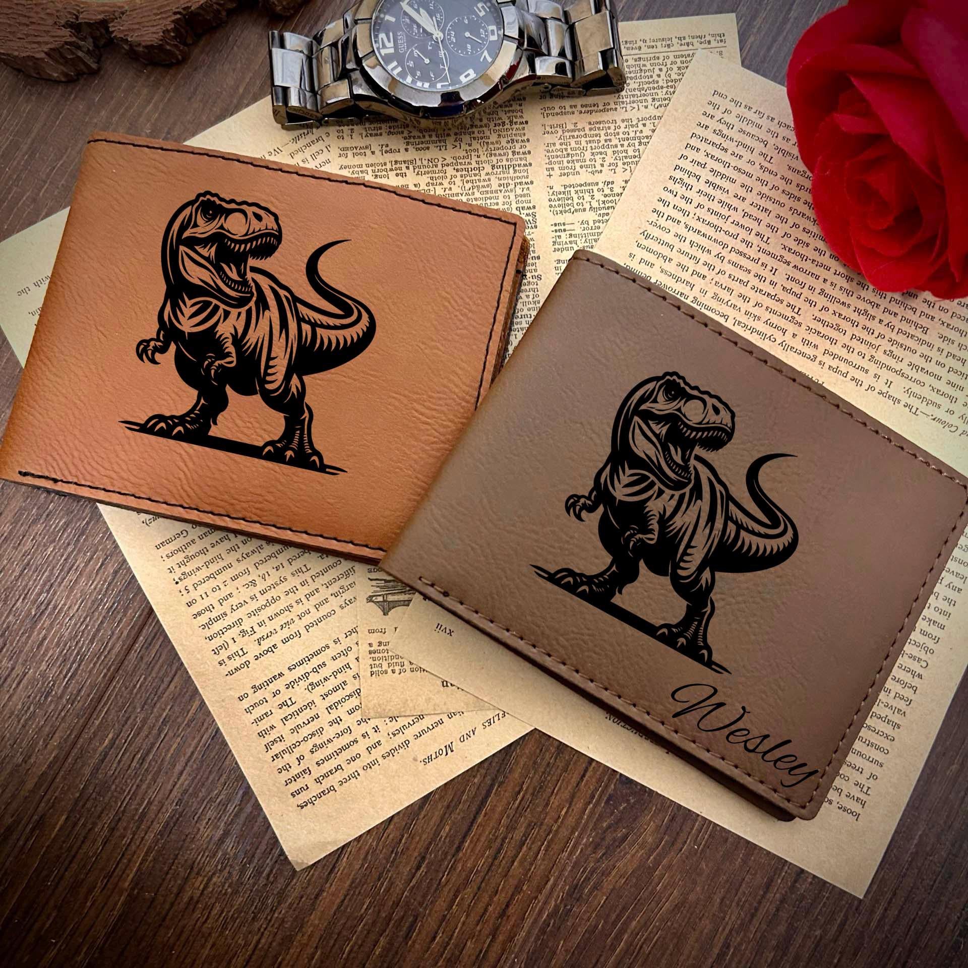 T-Rex Leather Wallet – Design #112