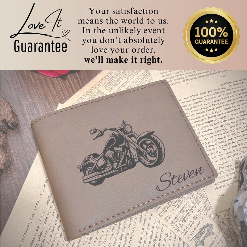 Motorcycle Leather Wallet