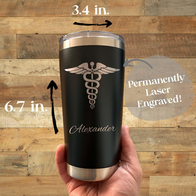 Physician 20oz Engraved Tumbler – Stainless Steel