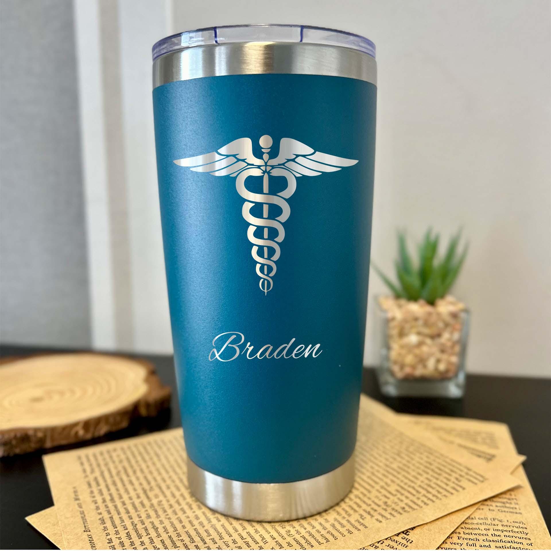 Physician 20oz Engraved Tumbler – Stainless Steel