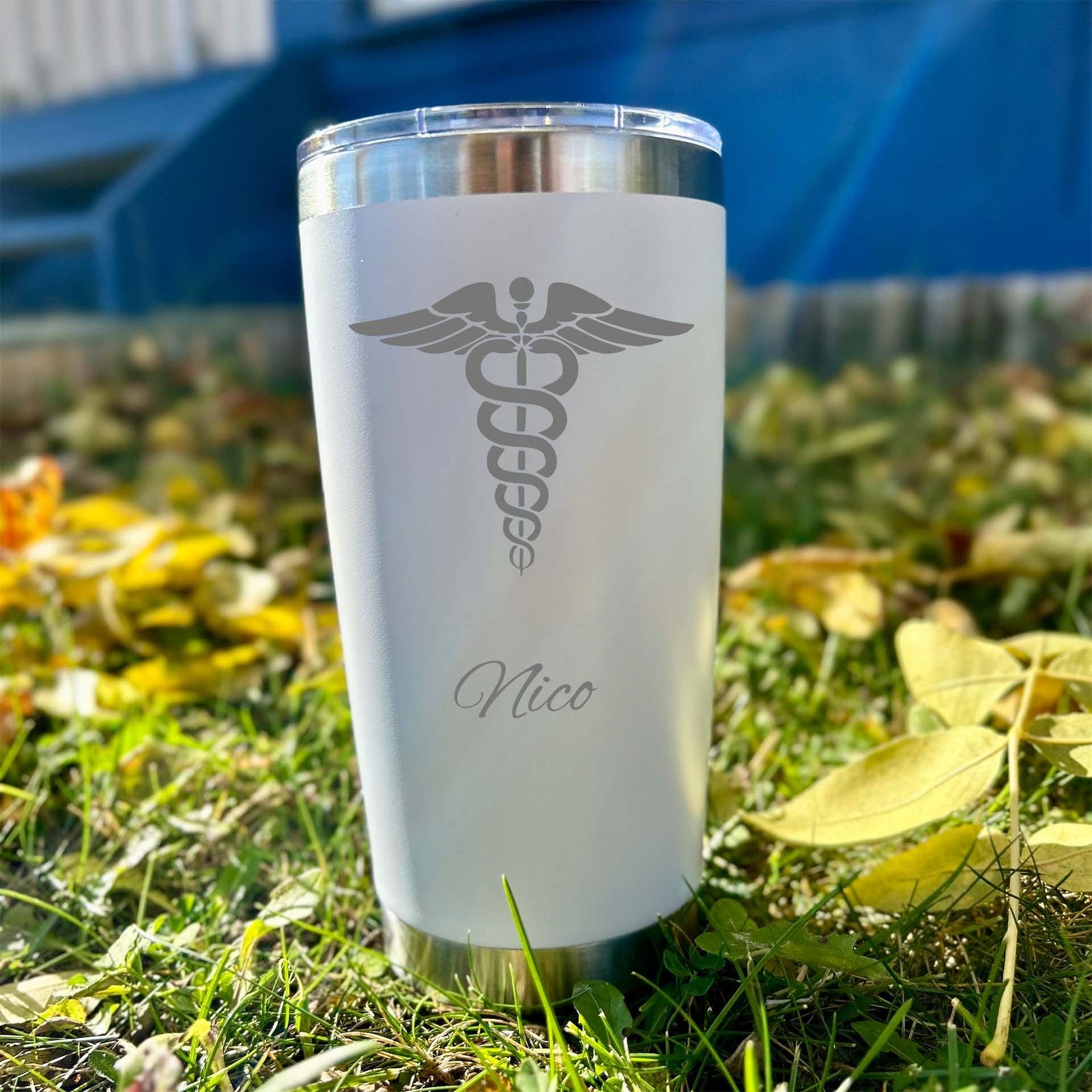 Physician 20oz Engraved Tumbler – Stainless Steel