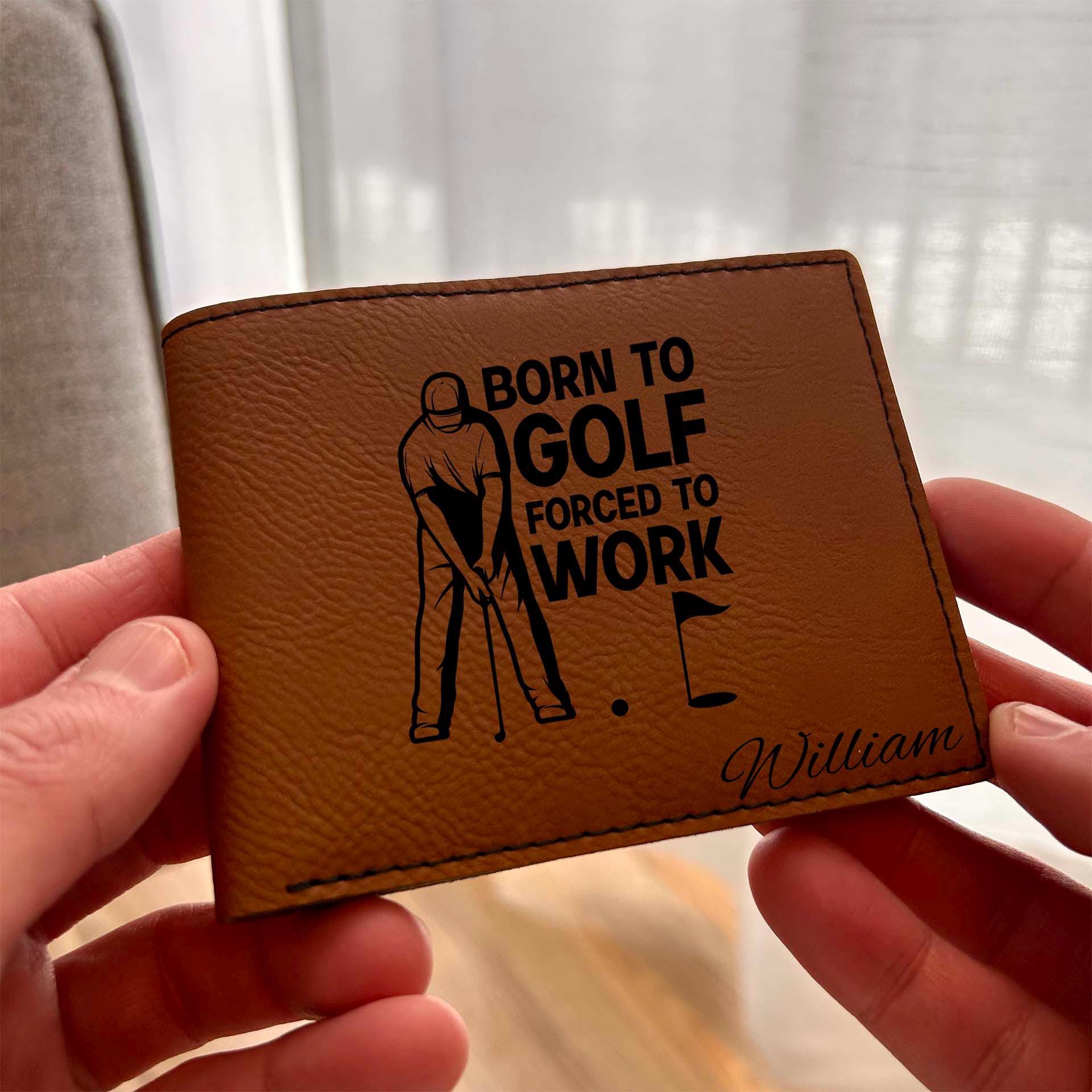 Golf Leather Wallet – Saying #30
