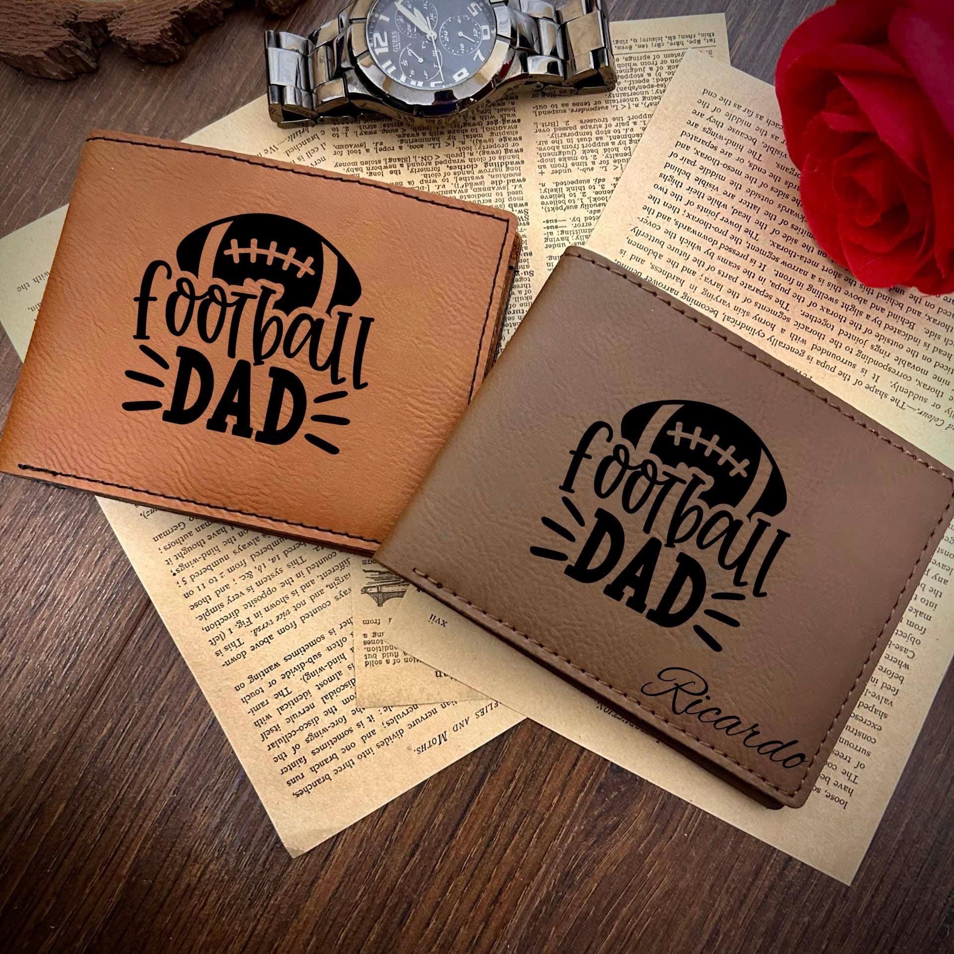 Football Dad Leather Wallet – Saying #72