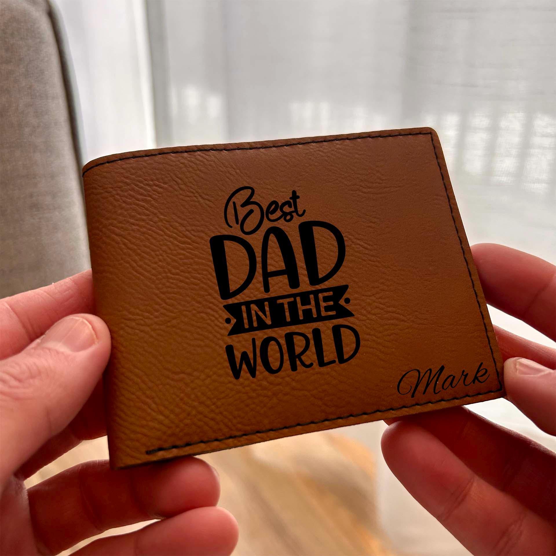 Favorite Dad Leather Wallet – Saying #73