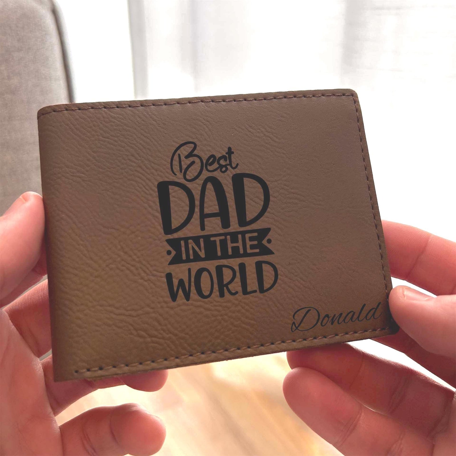 Favorite Dad Leather Wallet – Saying #73