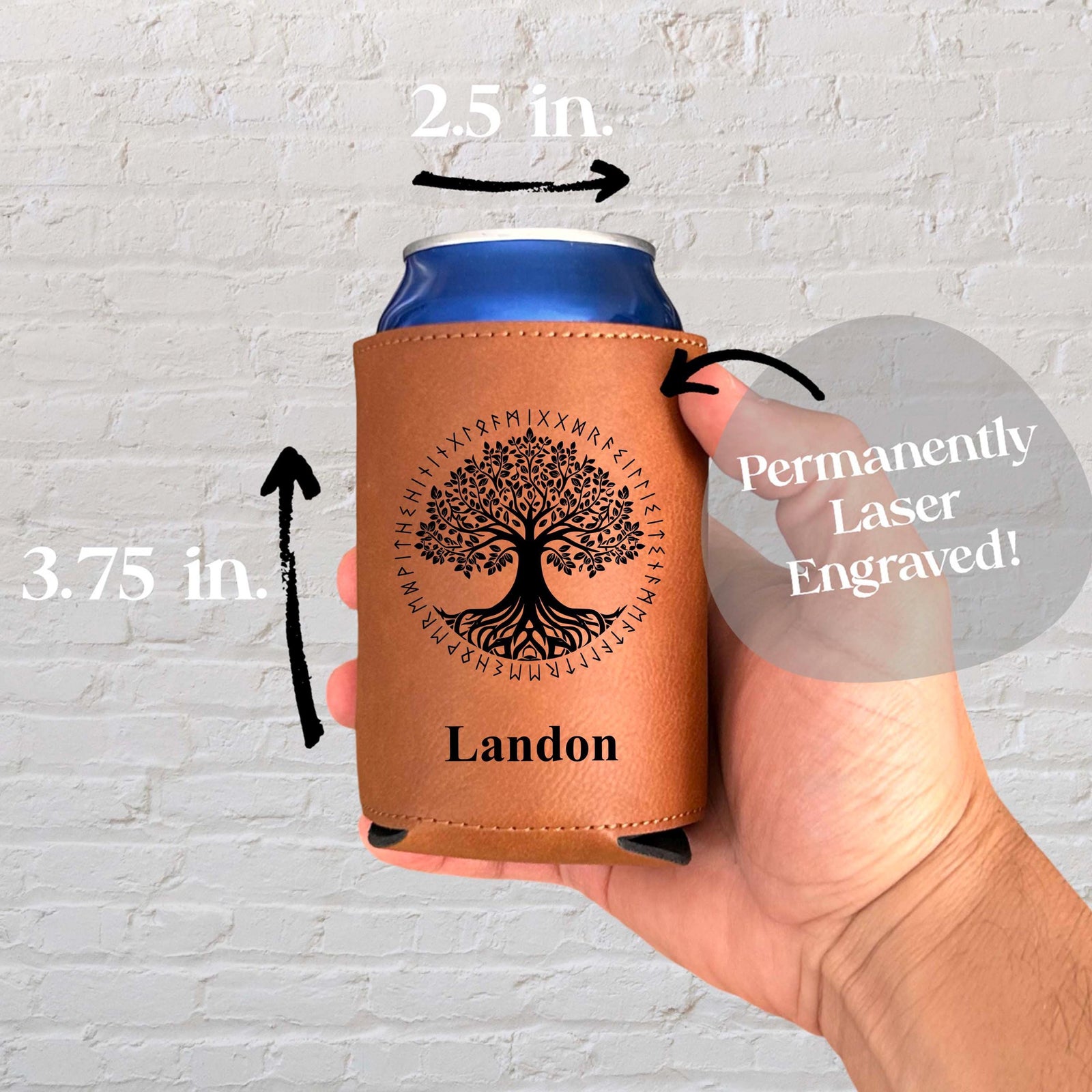 Viking Tree Can Cover – Soft Leather