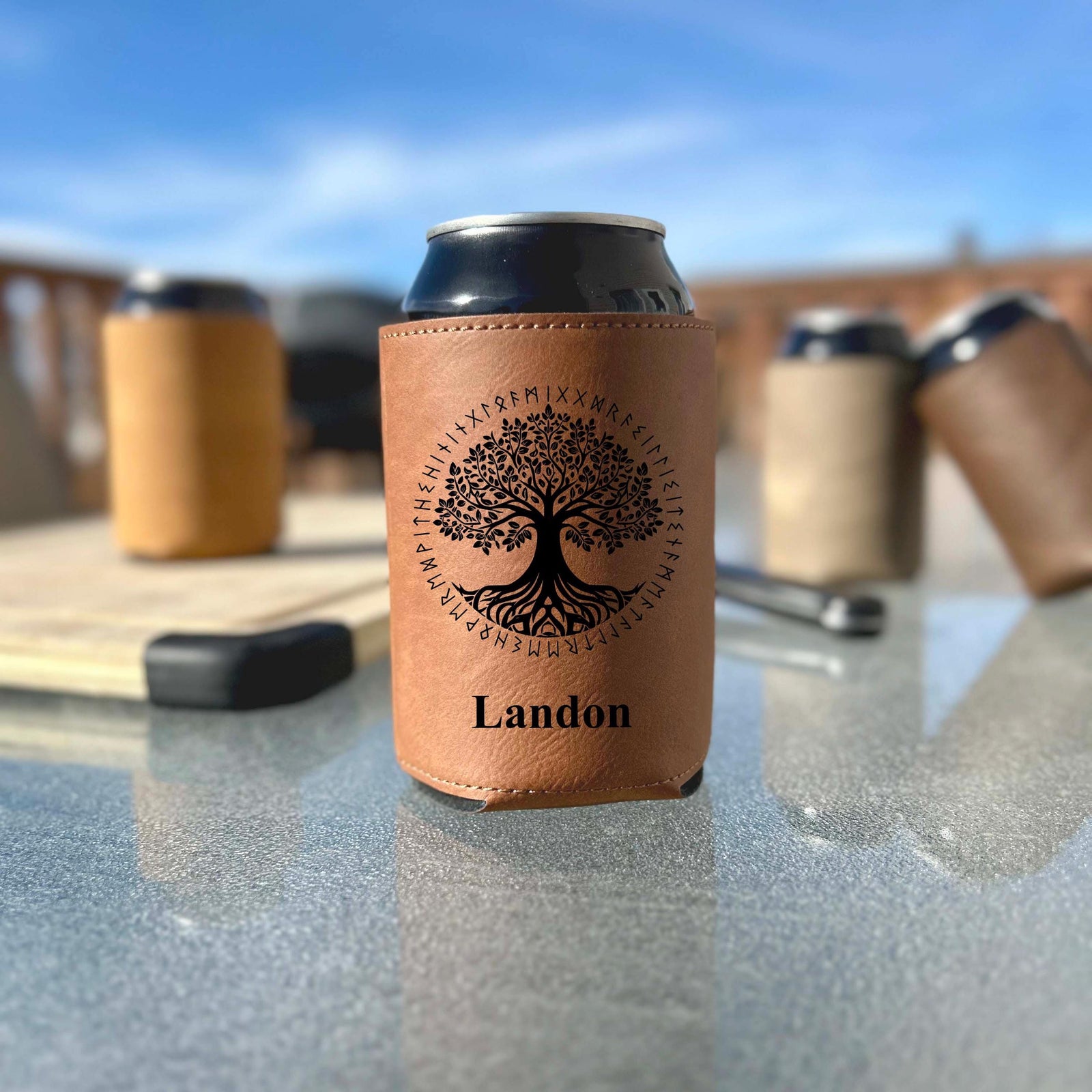 Viking Tree Can Cover – Soft Leather