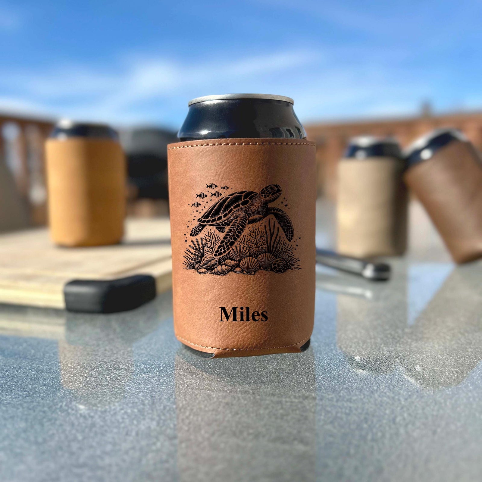 Turtle Can Cover – Soft Leather