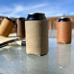 Personalized Can Cover in Beige
