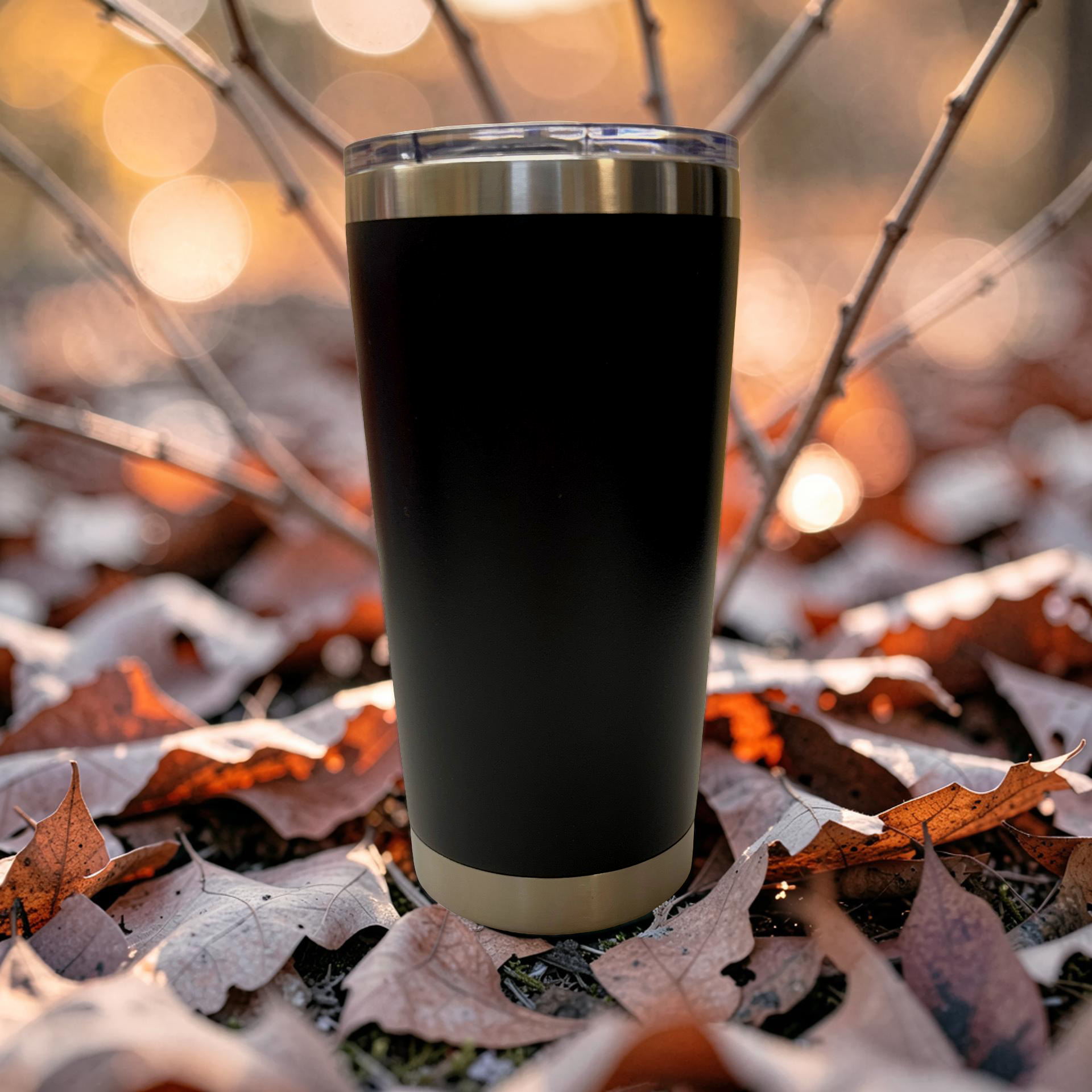 Personalized Stainless Steel 20oz Tumbler in Black